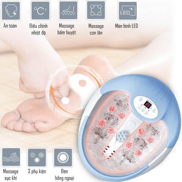 Tác dụng bồn ngâm chân massage tại nhà (Ảnh: Trihung.com)