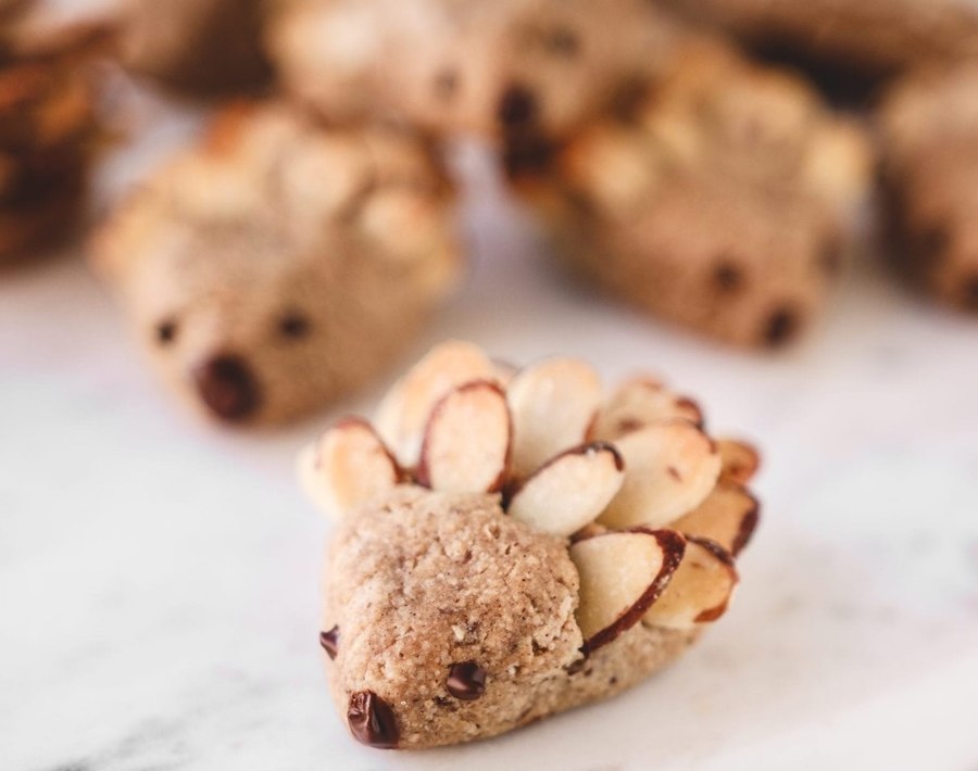 Little Hedgehog Almond Cookies Công thức