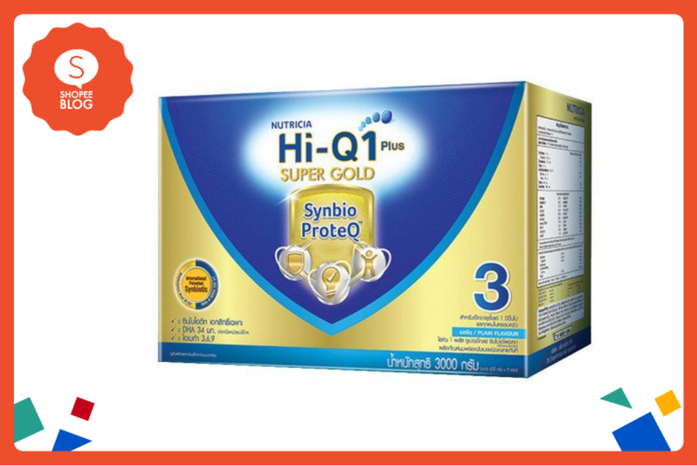 Sữa bột Hi-Q1 Plus Super Gold công thức SYNBIO PROTEQ 3 vị thường
